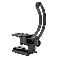 Aluminum Alloy Camera Lens Support Bracket Semi-Circular Ring Horizontal Vertical Quick Switch Mount For DSLR Camera Tripod Stabilizer - View 4