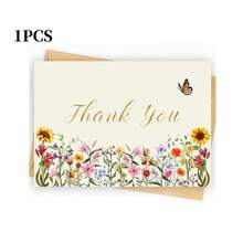 Thank You Card; Thank You Card With Envelope; Ideal For Baby Showers, Weddings, Teacher's Day, Graduation Ceremonies, Business Occasions, Festivals, And Christmas; Perfect Teacher's Day Thank You Gift - B - View 6
