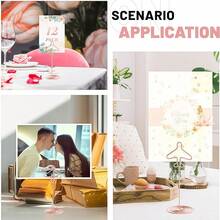 10 pièces Porte-cartes de numéro de table dorés, pinces à cartes de nom de bureau en métal avec base, support de carte de table en forme d'avion, porte-cartes de décoration de centre de table de mariage - Plusieurs styles - Voir 4