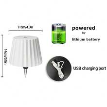 2/1pc Portable LED Creative Table Lamp, USB Rechargeable, 3 Color Modes, Touch Switch, Adjustable Brightness, Direct Plug Into Bottle For Use, DIY With Various Bottles, Suitable For Living Room/Dining Room/Bathroom/Windowsill And Bedroom Lighting Decoration - Bottle Lamp - View 9