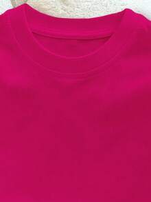 Short-Sleeved T-Shirt For Boys - Hot Pink - View 5