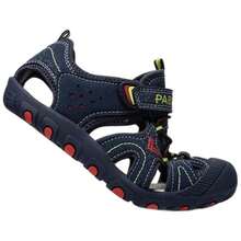 Pablosky Kids Flat Sandals - Black - View 1