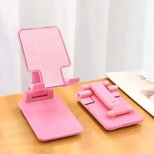 Foldable Phone Holder With Adjustable Angle To Relieve Neck Fatigue Sleek Anti-Slip Phone Stand For Office Workers And Students Portable Lightweight Perfect For Watching Videos Video Calls Room Decor Desk Home Decor - A - View 9