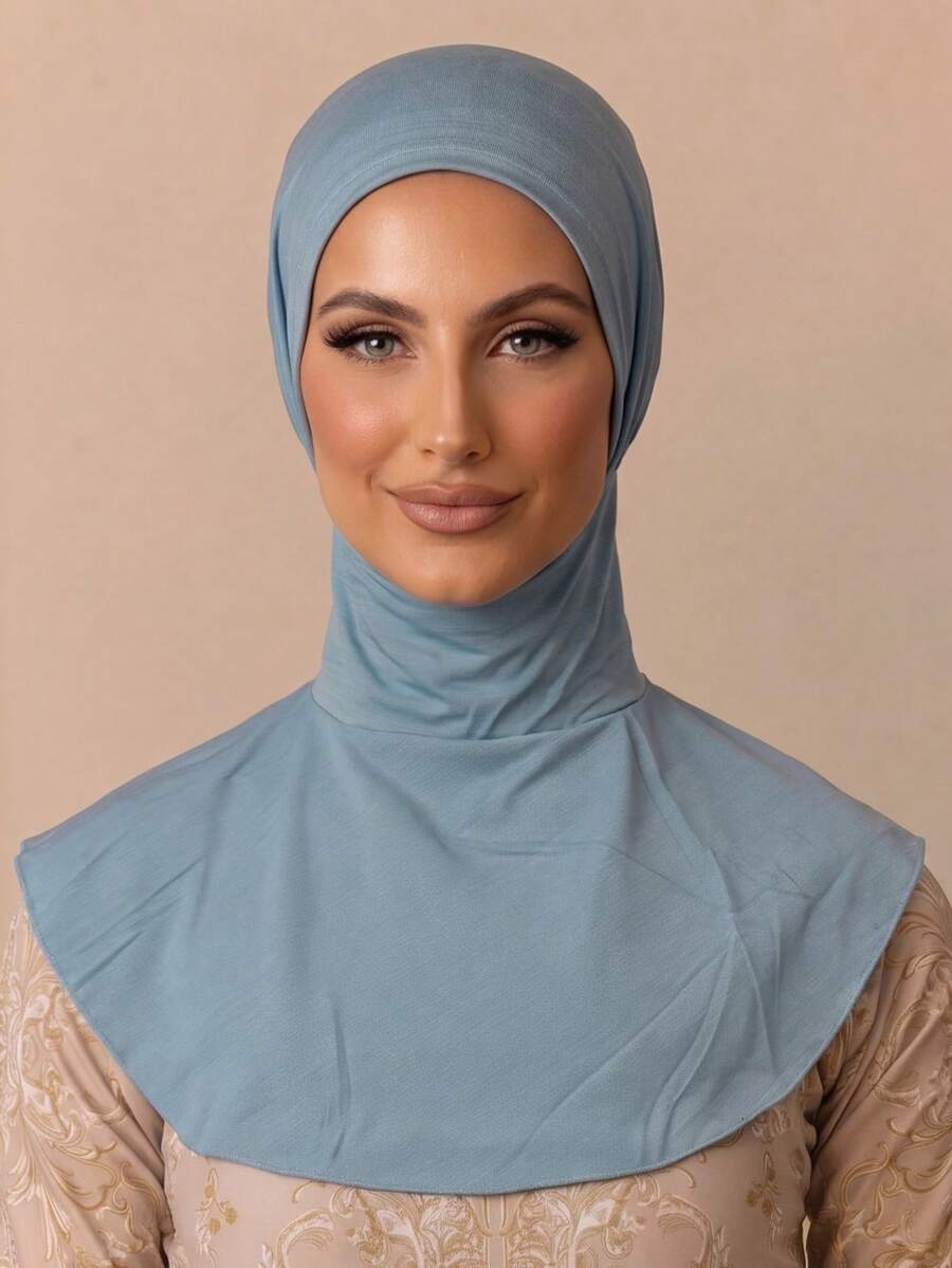 1pc Summer Bath & Swim Headwrap, Quick-Wear Design, Women's, Extended Neckline