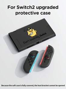 Aksesori Konsol Game Switch2 (2025), 1 buah Casing Pelindung Konsol Game Switch2/Switch Motif Bebek Kartun "Jangan Sentuh Switch Saya" // Slot Kartu Dock, Kompatibel dengan Pelindung Konsol Game Switch2/SwitchOLED/NS/Lite, Dengan Casing Dapat Dipasang Dock Pengisian Daya, Dapat Membuka Dudukan Konsol, Casing Kontroler Kiri/Kanan yang Dapat Dilepas 1 buah, Hadiah Terbaik untuk Pemain Switch - MultiWarna - View 15
