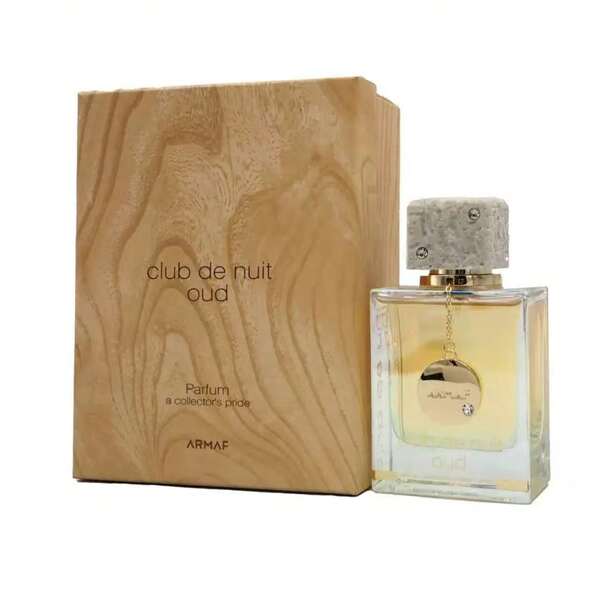  Armaf Club de Nuit Oud Eau de Parfum, aroma amaderado Oud, 105 ml/3,6 fl.oz Perfume unisex de larga duración