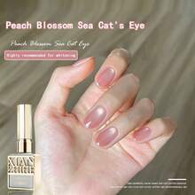 XIANZHIHE 1PC/2PCS 15ML "Nail Polish" 2026 New Edition Flashy Ice Translucent Nude Color Whitening Nails Salon Specialized Nail Polish Glass Bead Cat's Eye - Mint Green - View 8