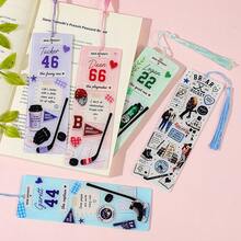 Off Campus Ice Hockey Romantic Story Acrylic Bookmark, Printed With Characters From The Novel "Briar University", Suitable For Ice Hockey Romance Readers, Sports Novel Enthusiasts, BookTok Girls, Ice Hockey Love Stories, Book Lover Gift - Multicolor - View 6