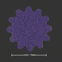 92件組 2英吋砂紙套組，含磨砂墊與背墊，60-800號混色，魔佐式乾/濕用可彎曲波浪邊砂紙，適用於電動鑽孔機與碗狀磨砂機，邊緣研磨工具 - 92PCS - 查看 3