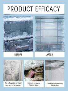 Cairan Pencair Es Kulkas, Pembersih Rumah Tangga untuk Mencairkan Es dan Menghilangkan Es di Kulkas dan Freezer, Cairan Pencair Es yang Dapat Digunakan Kembali, Mengurangi Bau di Dalam Kulkas, Hadiah untuk Keluarga dan Teman - AAA - View 9