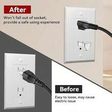 10/20/30 piezas Cubiertas de enchufe estándar de EE. UU., diseño transparente a prueba de descargas eléctricas, fácil de instalar, cubiertas de enchufe de plástico confiables - Multicolor - Ver 2