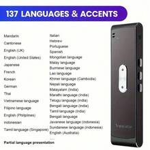 Portable AI Voice Translator - Instant Two-Way Translation, Supports 150 Languages, High Accuracy, Suitable For Travel, Business, Learning - View 7