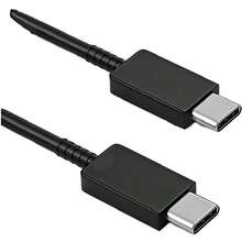 45W Cable Tipo C a Tipo C 1m SAM - Negro - Ver 1