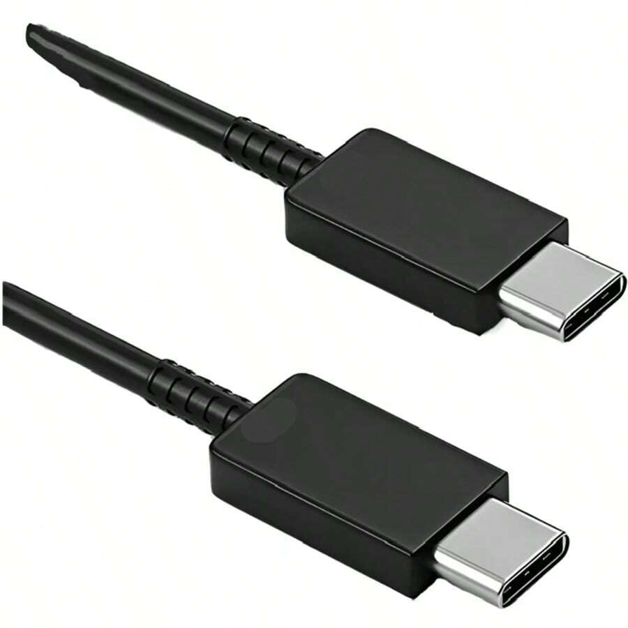 45W Cable Tipo C a Tipo C 1m SAM - Negro - Ver 1