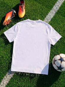 Mens USA Mexico Canada 2026 National Team Soccer Number 10 One Nation One Team Graphic Print T-Shirt Fan Blokecore Streetwear Casual Shortsleeve Shirt - White 3 - View 3
