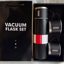 3pcs Stainless Steel Insulated Tumbler Set With Gift Box, Double-Wall Leak-Proof Thermal Cup, Long-Lasting Hot And Cold Retention, Suitable For Cycling, Hiking, Office, Car, School, Party, Camping And More - Multicolor - View 13