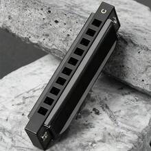SELINER Selinger-Blues Harmonica C Key 10 Hole Diatonic Harmonica C Key Beginner Metal Gift - Silver - View 6