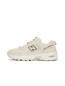 New Balance NB 530 Retro Cushioning And Breathable Low-Top Casual Urban Commuting Running Shoes, Unisex, Off-White, D Width - Off White - View 14