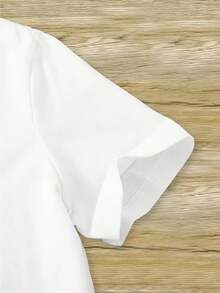 Short-Sleeved T-Shirt For Boys - White - View 4