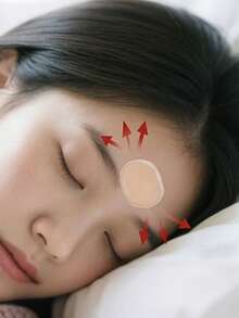 自黏式睡眠額頭貼 - 可重複使用彈性面部貼 - 適用於額頭 (適合全臉) - 可水洗且可重複使用黏貼 - 便攜且輕巧 - 日常使用與旅行 - 男女通用 - 彩色 - 查看 8