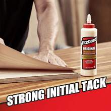 Titebond Original Wood Glue 5063, Industry Standard For Woodworking, Furniture Repair/Assembly, Construction, Home Repair Or Modeling, 8 Oz - ColorE - View 3