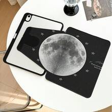1件翻蓋式桌上型保護殼，附筆槽，行星與星星圖案，360°旋轉支架，內建筆槽，PU皮革保護殼附支架，自動休眠/喚醒功能，相容於 Honor 8/9/10, Honor X8/X8A/X9/X8Pro/X9Pro/X9A/V8 Pro/GT 11.5inch, Matepad Pro/Matepad SE 11/Matepad 11, Apple 10th Gen/ 11 2025 (A16), A9/A9+/A11/S11/S10 FE+ 及其他熱門機型 - 款式1 - 查看 2