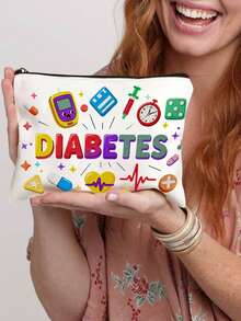 Borsa per la conservazione dei medicinali con motivi di medicinali, leggera, portatile, multifunzionale, regalo per amici, famiglie, professionisti sanitari. - Multicolore - Visualizzare 8