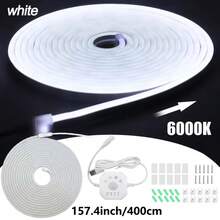 LQHZMYY 1-5m LED Motion Sensor Light Strip With Human Body Sensor Switch, Neon Chasing Flowing Water Effect, Flexible Strip, 3000K/6000K Optional, Light Flowing Meteor Effect, Chasing Light With USB Interface, Suitable For Staircase Chasing Light, Corridor Flowing Light, Balcony, Indoor/Outdoor Use, Modern Lighting Design|Flexible Neon Light Flexible Strip|Staircase Light - Induction Flowing Water Neon Lights - View 14