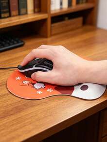 Cute Animal Mouse Pad With Wrist Rest, Cartoon Animal Wrist Guard Mouse Pad, Ergonomic Mouse Pad, Anti Slip Bottom, Smooth Textured Surface, Memory Foam Wrist Rest, Reduces Hand Fatigue And Pain, Suitable For Gaming, Work, Study, Office - View 3