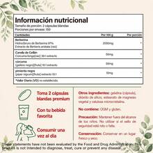MVPCARE Berberine HCL 2110mg, 300 Capsules - Plus Pure True Ceylon Cinnamon, Berberine HCI Root Supplements Pills - Apoya la Salud del Corazón, el Sistema Inmunológico, la Salud Gastrointestinal y el Colesterol - Una pieza - Ver 5