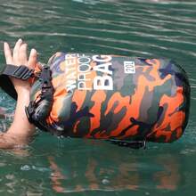 2/5/10/20/30L Outdoor Camouflage Waterproof Portable Dry Bag PVC Coated Swimming Bag, Suitable For River Hiking - Multicolor - View 2