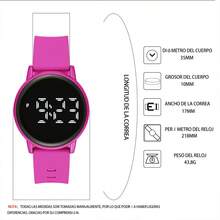 ZOEA TACTI WATCH FOR LADIES, TOUCH WATCH FOR WOMEN - Hot Pink - View 4