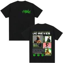 Rapper Jc Reyes Album Tour 2025 Graphic T-Shirts For Men And Women Hip Hop Fashion T-Shirts Casual T Shirt Streetwear - K14 Black - View 1