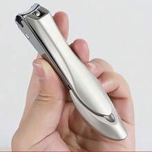不鏽鋼指甲剪 - 防濺指甲與腳趾甲剪，2-5mm 咬合開口，25° 斜角，人體工學手柄，適用於美甲與足部護理，足部護理工具，現代美容工具，耐用美容工具 - 彩色 - 查看 9