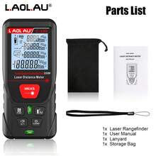 L.A.OL.A.U LAOLAU 雷射測距儀，±1mm 高精度數位測量工具，附背光 LCD 螢幕、氣泡水準儀，可測面積/體積/勾股定理，30 組數據儲存，便攜式測距儀，適用於建築、居家翻修與 DIY - 均碼 - 查看 11