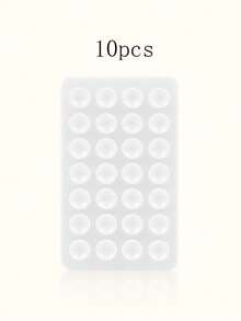 1 pièce Poignée de téléphone en silicone à double face, support de téléphone avec ventouse, support de téléphone adhésif mains libres, convient pour les selfies et les vidéos, support de téléphone avec prise pour les doigts, montable au mur, support de voiture, applicable pour la maison, le bureau, la salle de bain, la cuisine, facile à nettoyer, ne laisse pas de trace, doux au toucher, accessoire de téléphone réutilisable - Multicolore - Voir 15