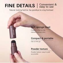 Hairline Density Powder With Puff Applicator, Lightweight Hair Filling Styling Tool For Natural Looking Hair Root Coverage And Daily Touch Ups - 2 Colors - View 7