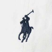 POLO RALPH LAUREN Unisex Cotton Adjustable Strap Baseball Cap, Embroidered Pony Logo Soft Curved Brim Dad Hat - White - View 5