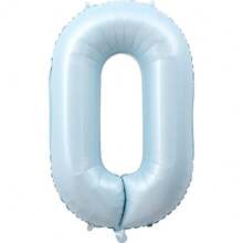 40 Inch Baby Blue Number Foil Balloon Birthday Anniversary Party Decoration Balloon Birthday Party Decor Arrangement - Baby Blue Number - View 14