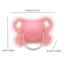 2pcs/Pack Butterfly-Shape Baby Pacifier Soother With Cover For Daily Use(Cherry Round Nipple) And Night Use(Thumb Nipple) - Multicolor - View 12