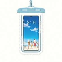防水スマートフォンバッグで、最大7.2インチの防水スマートフォンを収納できます。ブルーとブラックの防水ケースで、ビーチリゾート、サーフィン、水泳、ボート利用に適しています。水中用スマートフォンポーチのギフトは、母親、家族、友人、子供に適しており、誕生日や祝日におすすめです。、Androidおよびほとんどのスマートフォンに対応しています。 - グリーン - チェックする 2