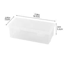 1/2 Pack Extra Large Transparent PP Nail Polish Storage Box - Stackable Nail Art Tool Organizer, Salon-Grade Beauty Accessory Box, Women's Gift, Christmas Gift, Perfect Gift For Women - Clear - View 6