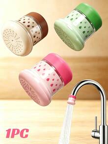 1pc Faucet Filter, Splash-Proof Leak-Proof Water Purifier, Detachable Sink Filter Accessory, Suitable For Kitchen, Bathroom, Shower, Hotel, Home Use, Kitchen Tool, Kitchen Gift, Kitchen Supplies - Multicolor - View 2