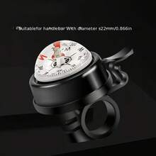 TOSUOD Aluminum Rotating Bike Bell For Mountain Bicycles. Durable Alloy Construction, Easy Twist Operation With Loud Clear Chime, Practical Accessory For Daily Commuting And Off-Road Cycling. - Multicolor - View 11