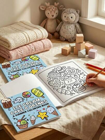 Cozy Autumn Coloring Book – 24-Pages Soft Cover With Thick Paper, High-Quality Printing, Indoor/Outdoor Seasonal Activity For Holiday Party Surprise, DIY Craft, Back-To-School/Birthday/Holiday Present (Bold & Easy To Color, Durable For Repeated Use)
