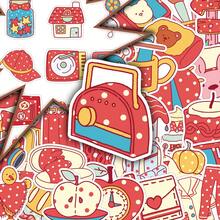 50pcs Colorful Original Polka Dot INS Style Fresh Creative Cartoon Minimalist DIY Message Board Fridge Decorative Stickers - Original Polka Dot - 1968X - View 1