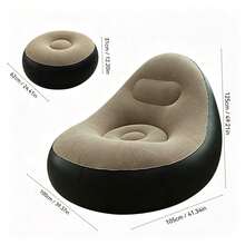 Soft And Comfortable Bean Bag Chair | Breathable PVC, Ergonomic Design, Modern Seating, Lightweight Construction, Compact Seating, - Multicolor - View 6