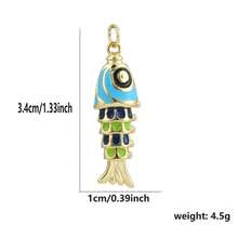 1pc Copper Fish Pendant DIY Bracelet Necklace Ankle Chain Charm, Suitable For Beach Vacation, Gift For Colleagues, Best Friends, Family And Friends - Multicolor - View 9