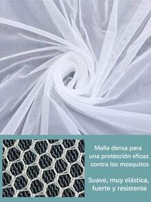 Mosquitera Plegable con un fondo Sin Instalación y Necesita Colgarse Para Cama Individual Y Doble - verde menta - Ver 9