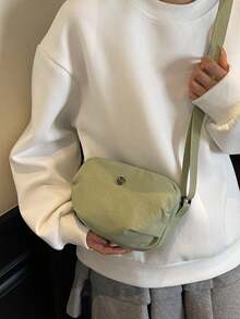Bolso bandolera de tela de moda para mujer, bolso bandolera mini ligero y duradero con múltiples bolsillos para teléfono, casual, deportivo, de viaje, pequeño - Multicolor - Ver 2